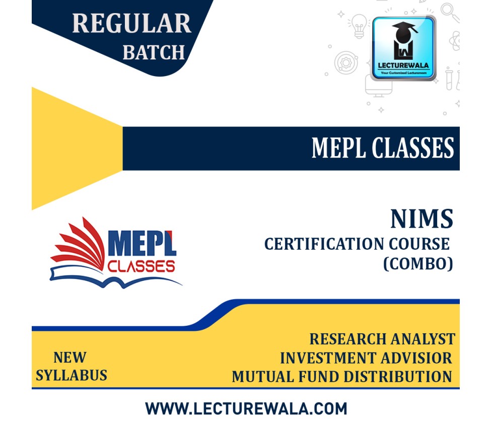 NISM Series V A: Mutual Fund Distributors + NISM Series-XV: Research ...